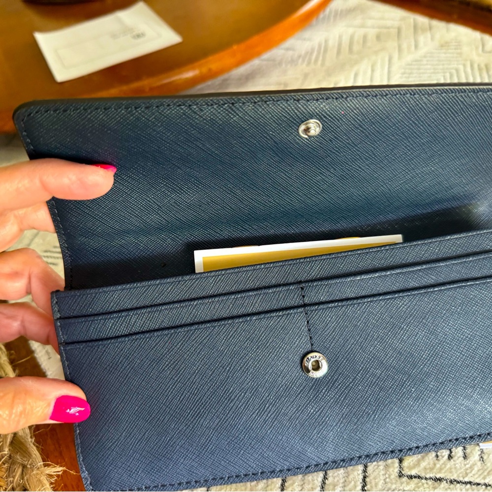 Michael Kors navy blue wallet